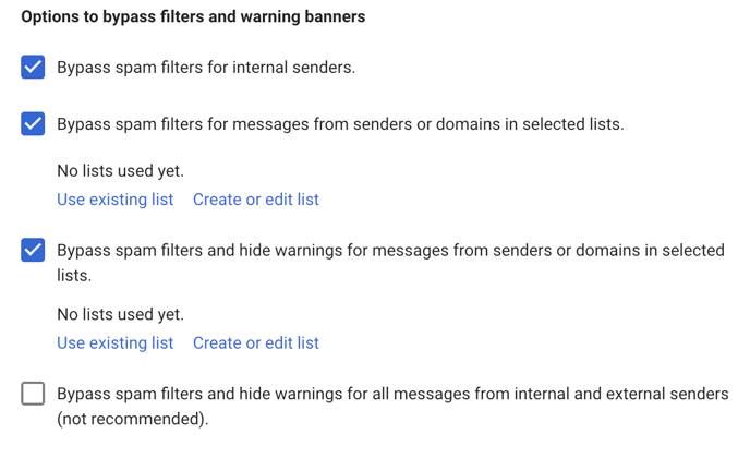 Filters and Banners